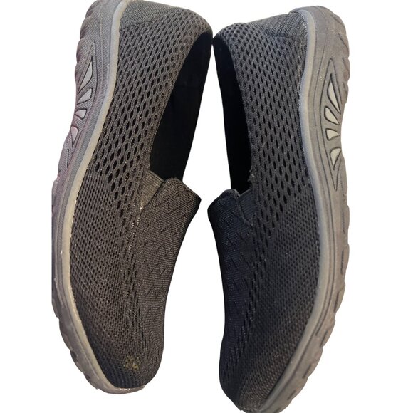 Skechers Reggae Fest Willow Black Relaxed Fit Mesh Slip-On Shoes Size 7.5 Box - Picture 4 of 9